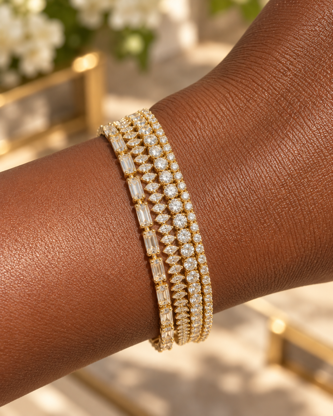 Tennis Bracelet Stack