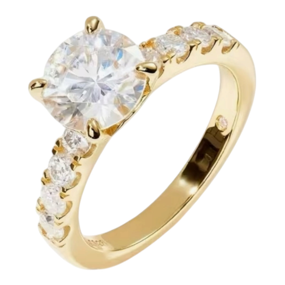 Moissanite 3.5 Ct Engagement Ring