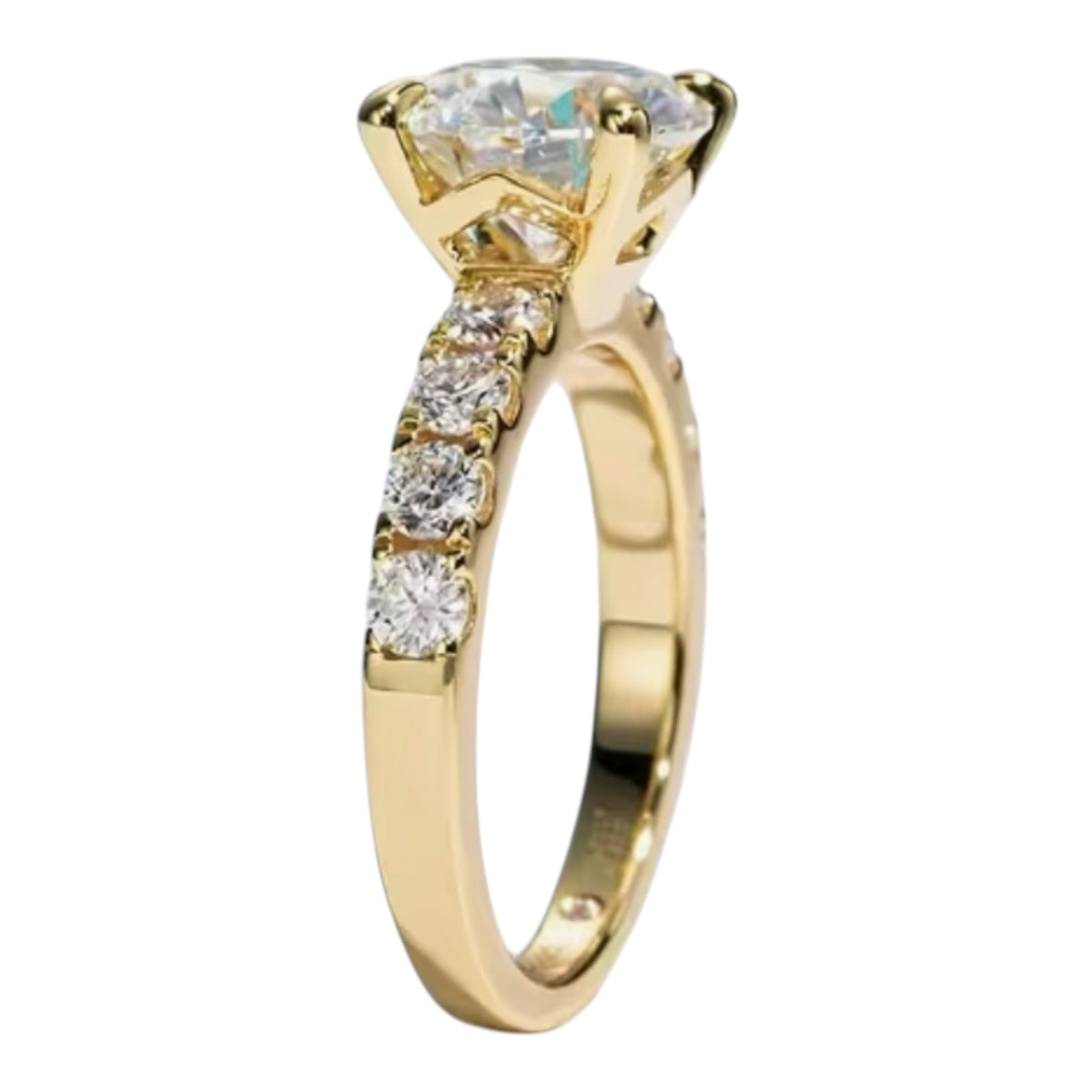 Moissanite 3.5 Ct Engagement Ring