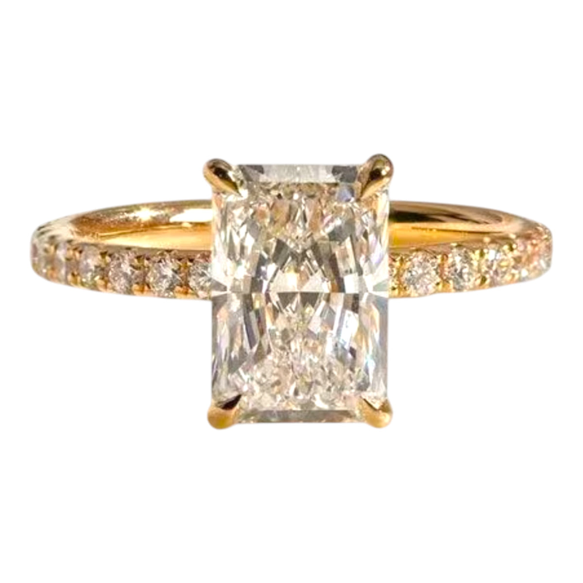 Moissanite 3 Ct Engagement Ring