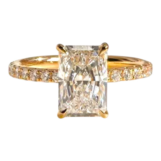 Moissanite 3 Ct Engagement Ring