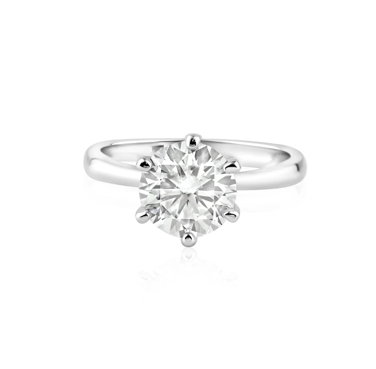 Moissanite 1.0 Ct Engagement Ring