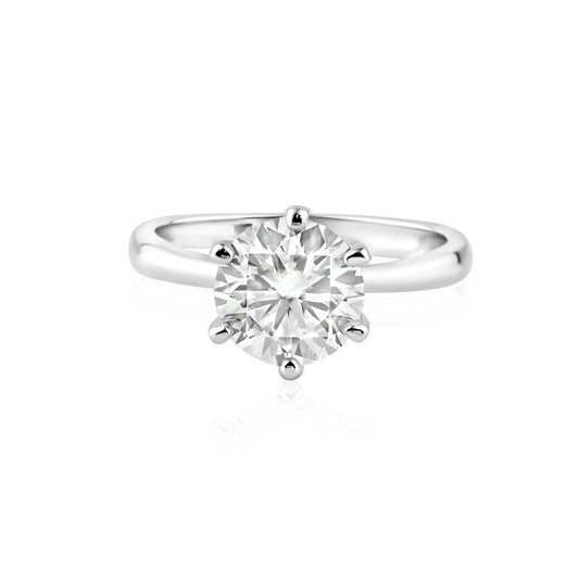 Moissanite 1.0 Ct Engagement Ring