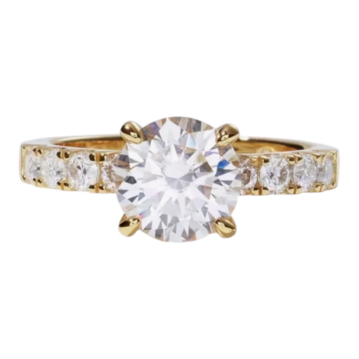 Moissanite 3.5 Ct Engagement Ring