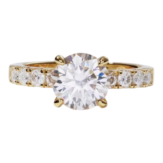 Moissanite 3.5 Ct Engagement Ring