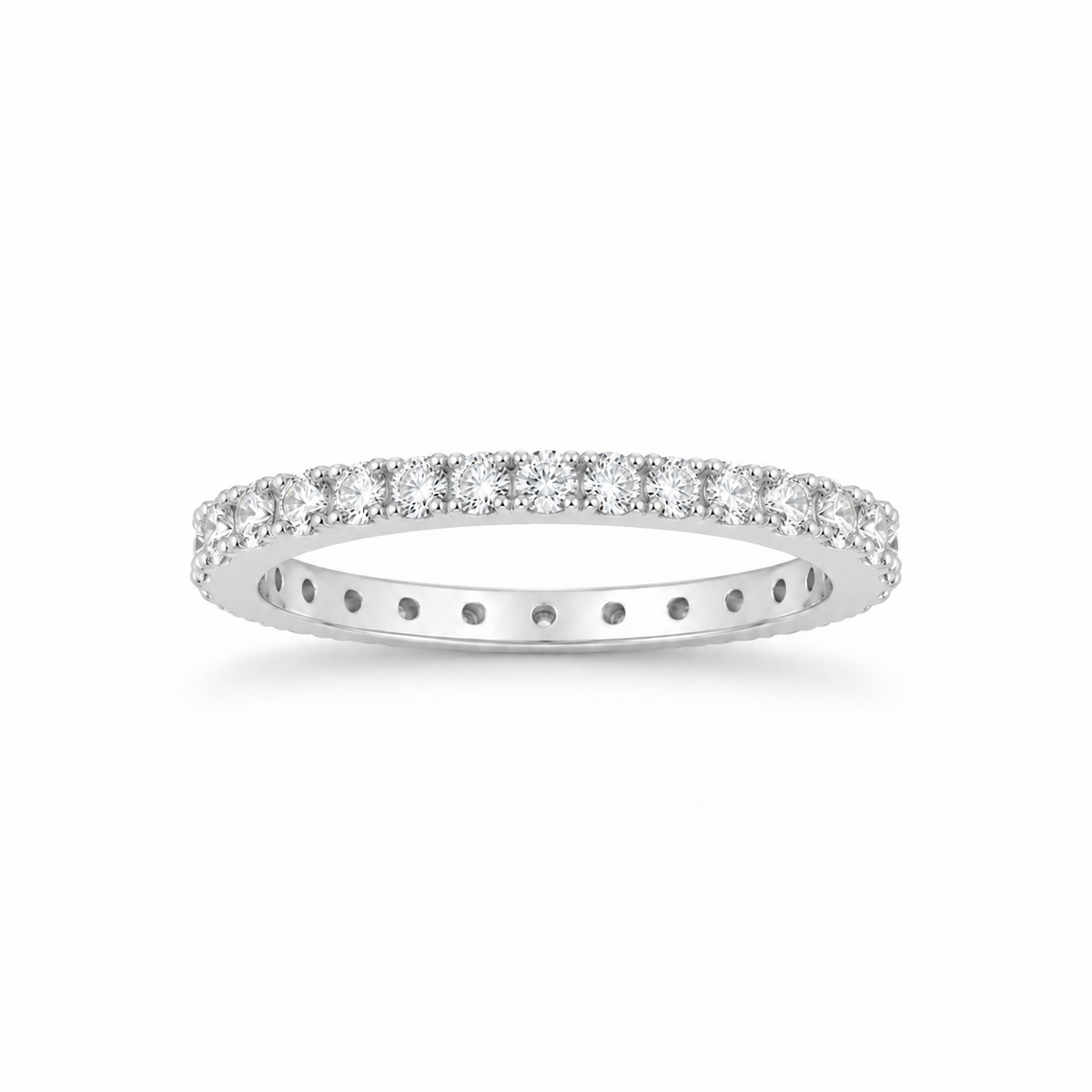 Moissanite Eternity Band