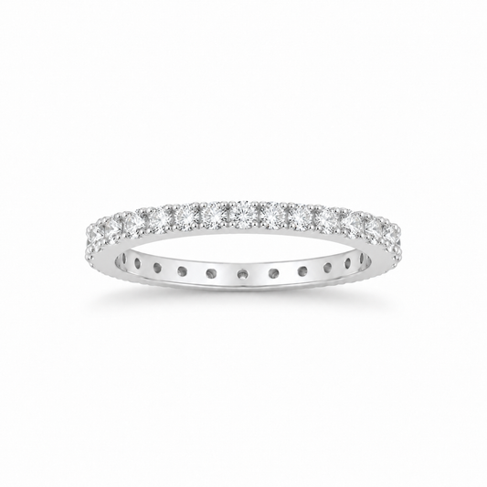 Moissanite Eternity Band