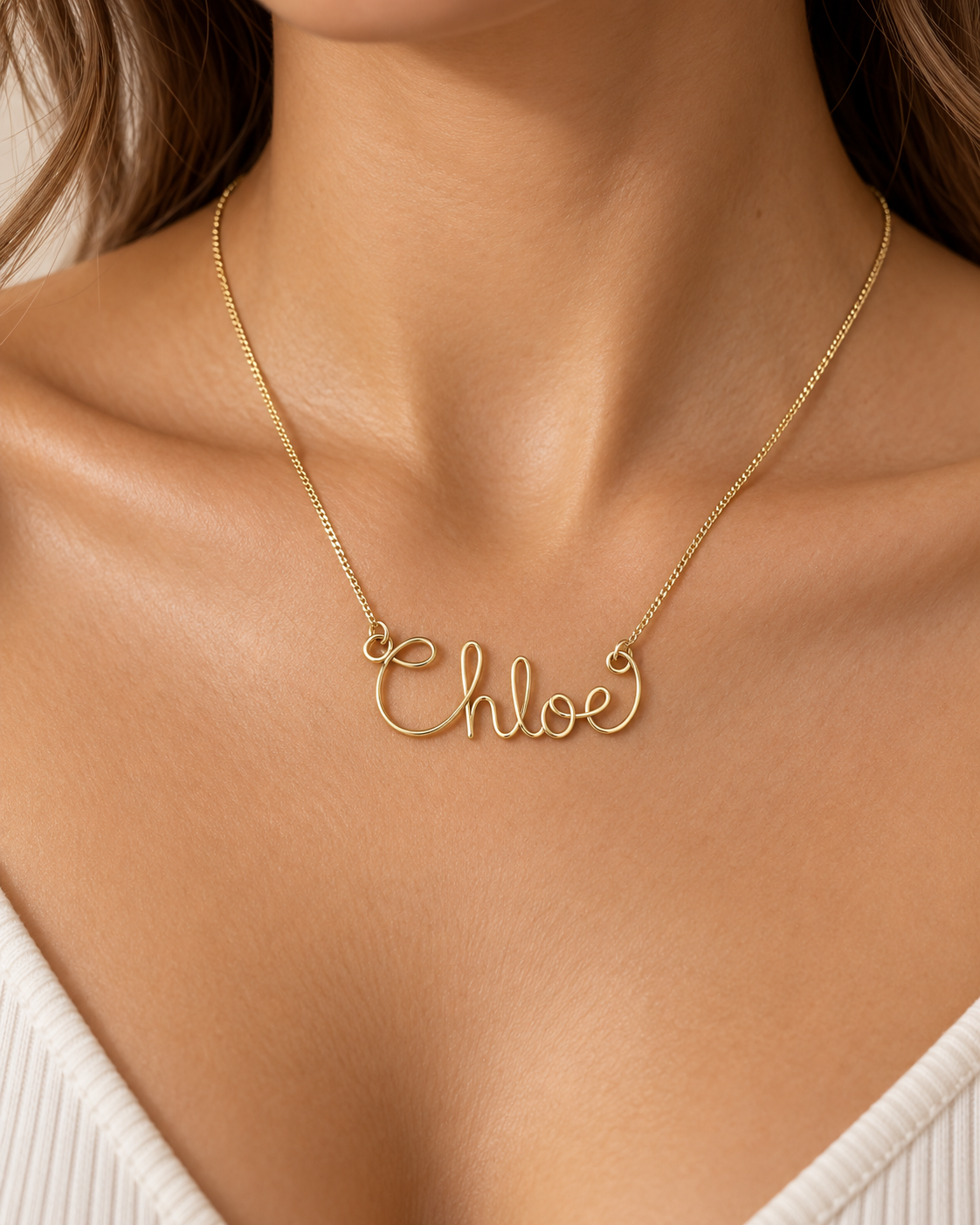 Personalized Name Earrings and Necklace